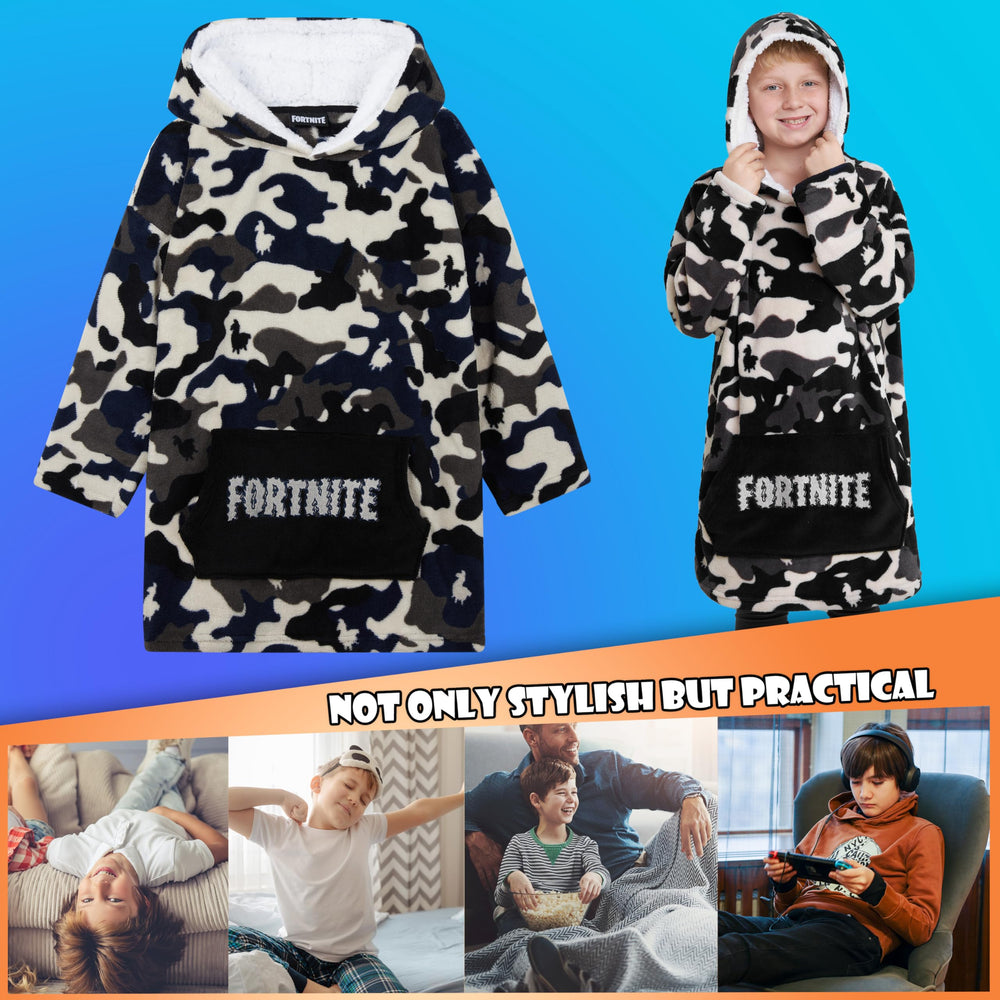 Fortnite gros plan de la capuche doublée sherpa montrant douceur et confort