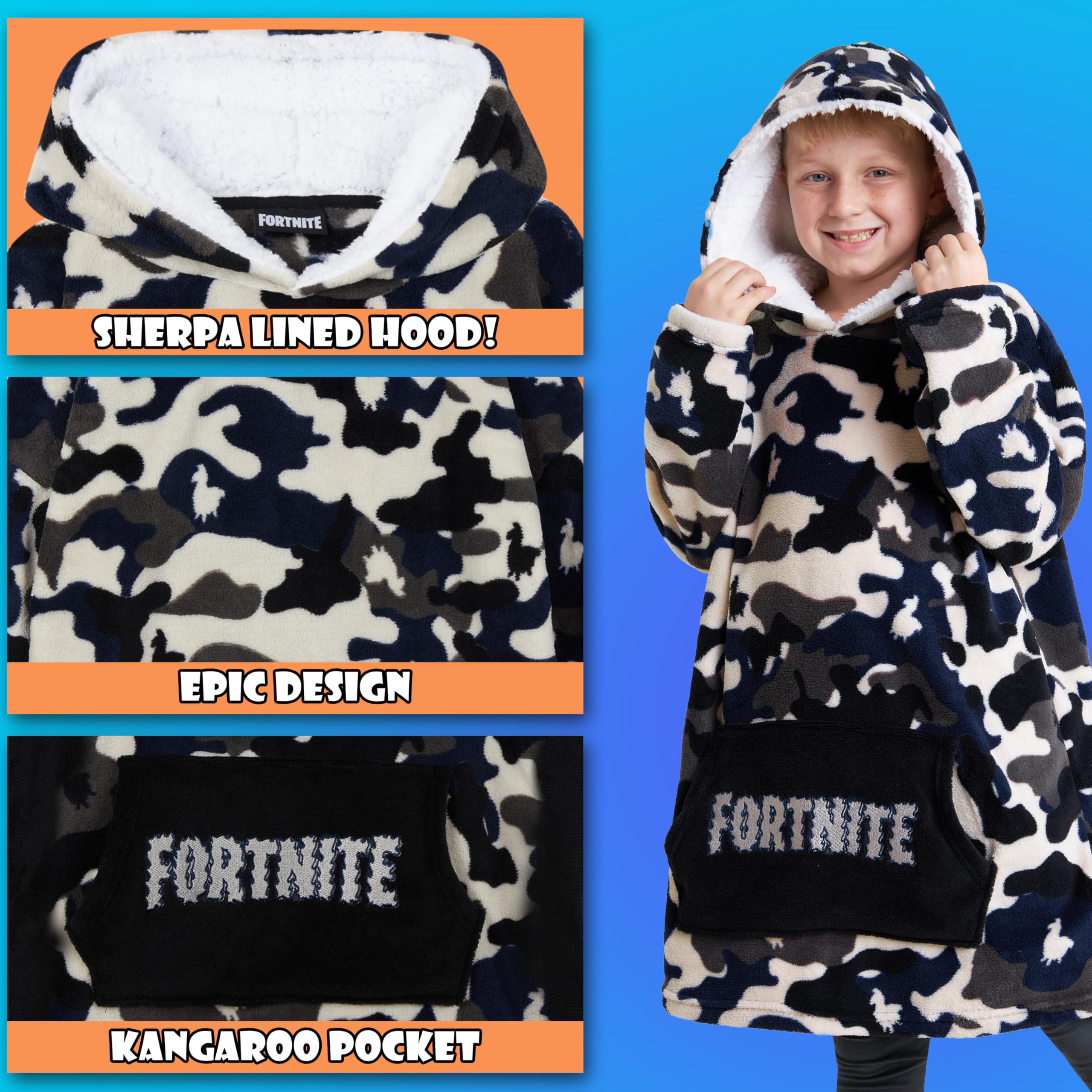 Fortnite comparaison taille montrant longueur oversize adaptée aux ados