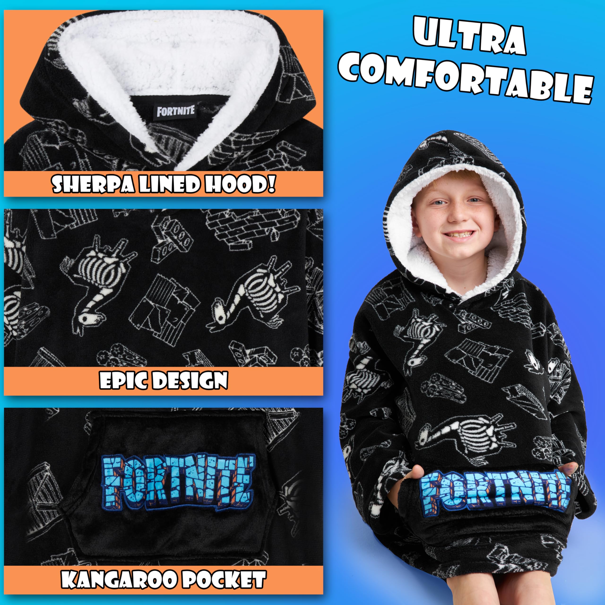 Fortnite comparaison taille montrant longueur oversize pratique