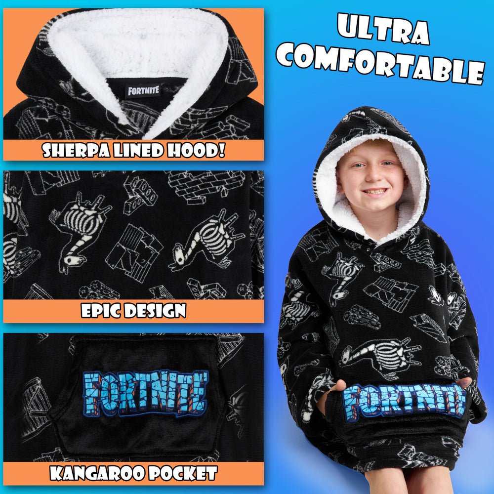 Fortnite comparaison taille montrant longueur oversize pratique