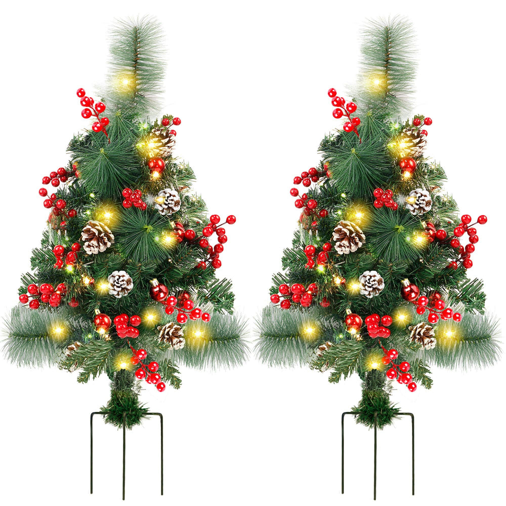 FORUP arbre 30" face au porche, apporte accueil chaleureux