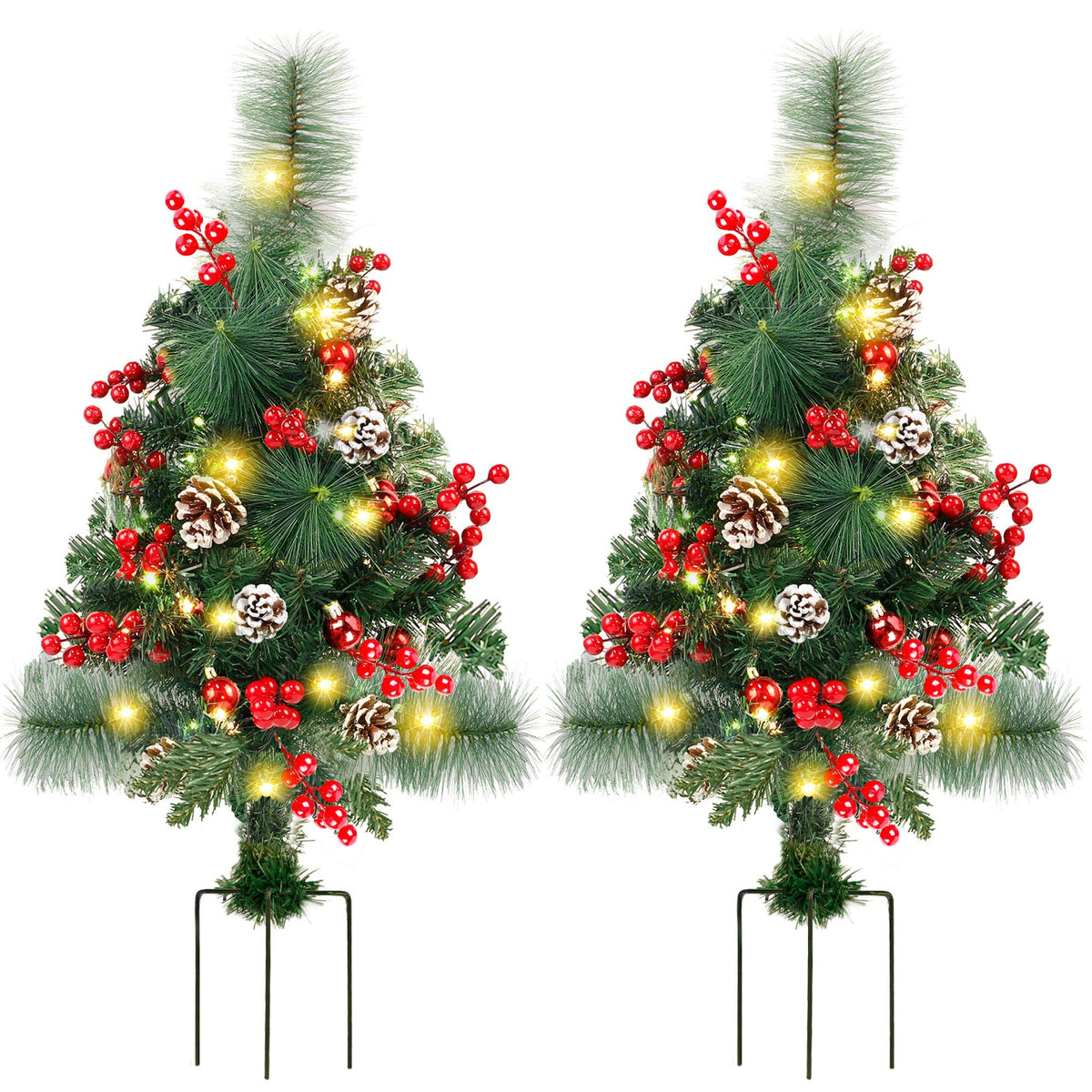 FORUP arbre 30" face au porche, apporte accueil chaleureux