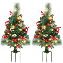 FORUP arbre 30" face au porche, apporte accueil chaleureux