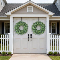FOTEEWL couronne fixée sur porte extérieure, style soigné