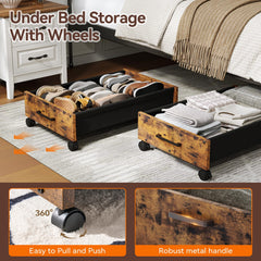 FOUCSSOMEI roulettes silencieuses détail, mobilité facile et verrouillage