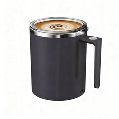 FOXNSK tasse face avant noire montrant design compact et bouton unique pour simplicité