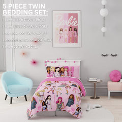 Franco Barbie couette réversible illustrant deux motifs et polyvalence