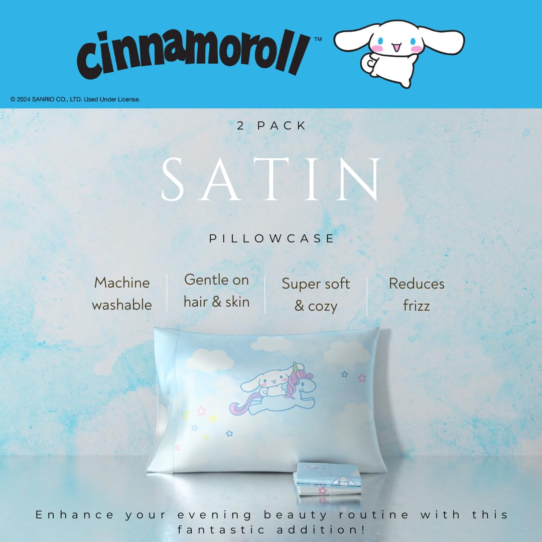 Franco Cinnamoroll taie revers réversible offrant deux looks décoratifs