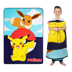 Franco couverture Pokémon face avant montrant Pikachu et couleurs vives pour confort visuel