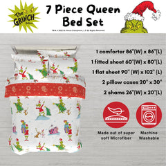 Franco Grinch By Dr. Seuss gros plan imprimé montrant couleurs vives durables