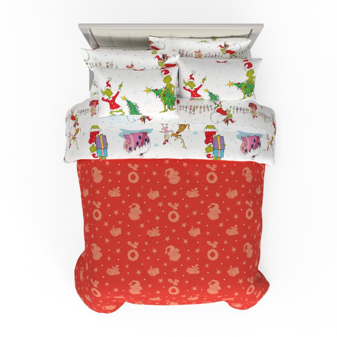 Franco Grinch By Dr. Seuss couette verso transformant l'ambiance instantanément
