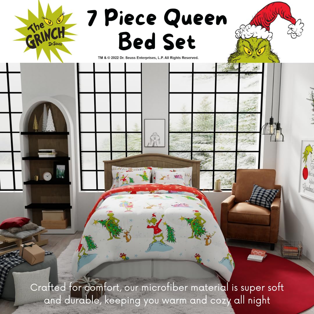 Franco Grinch By Dr. Seuss texture microfibre ultra-douce pour confort