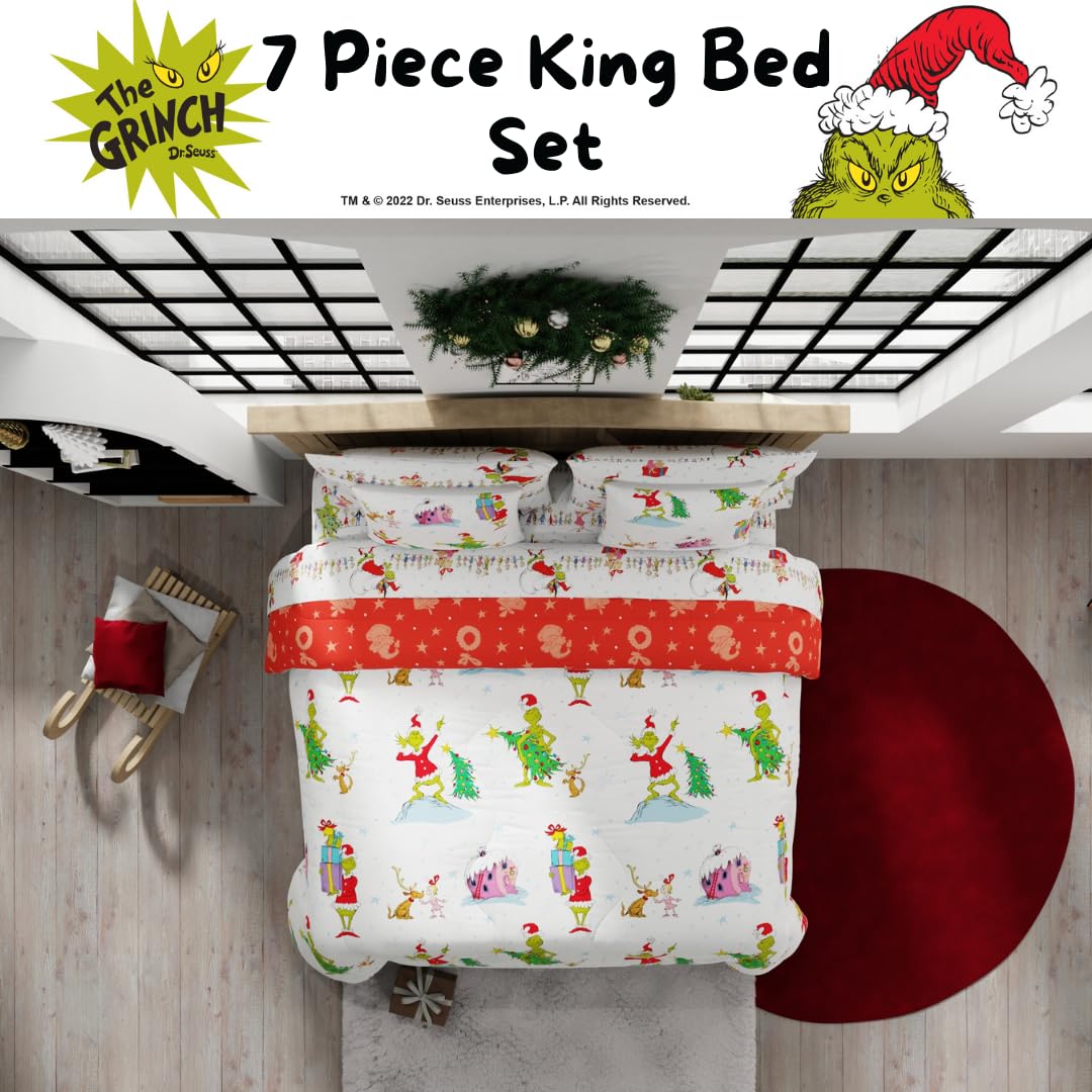 Franco Grinch chambre décorée pour fêtes montrant ambiance chaleureuse