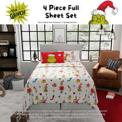 Franco The Grinch texture microfibre douce offrant toucher soyeux