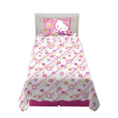 Franco Hello Kitty face du packaging montrant motif Rainbow Garden et attrait décoratif