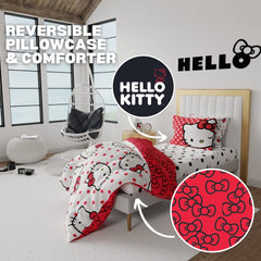 Franco Hello Kitty illustration des deux faces réversibles pour deux looks