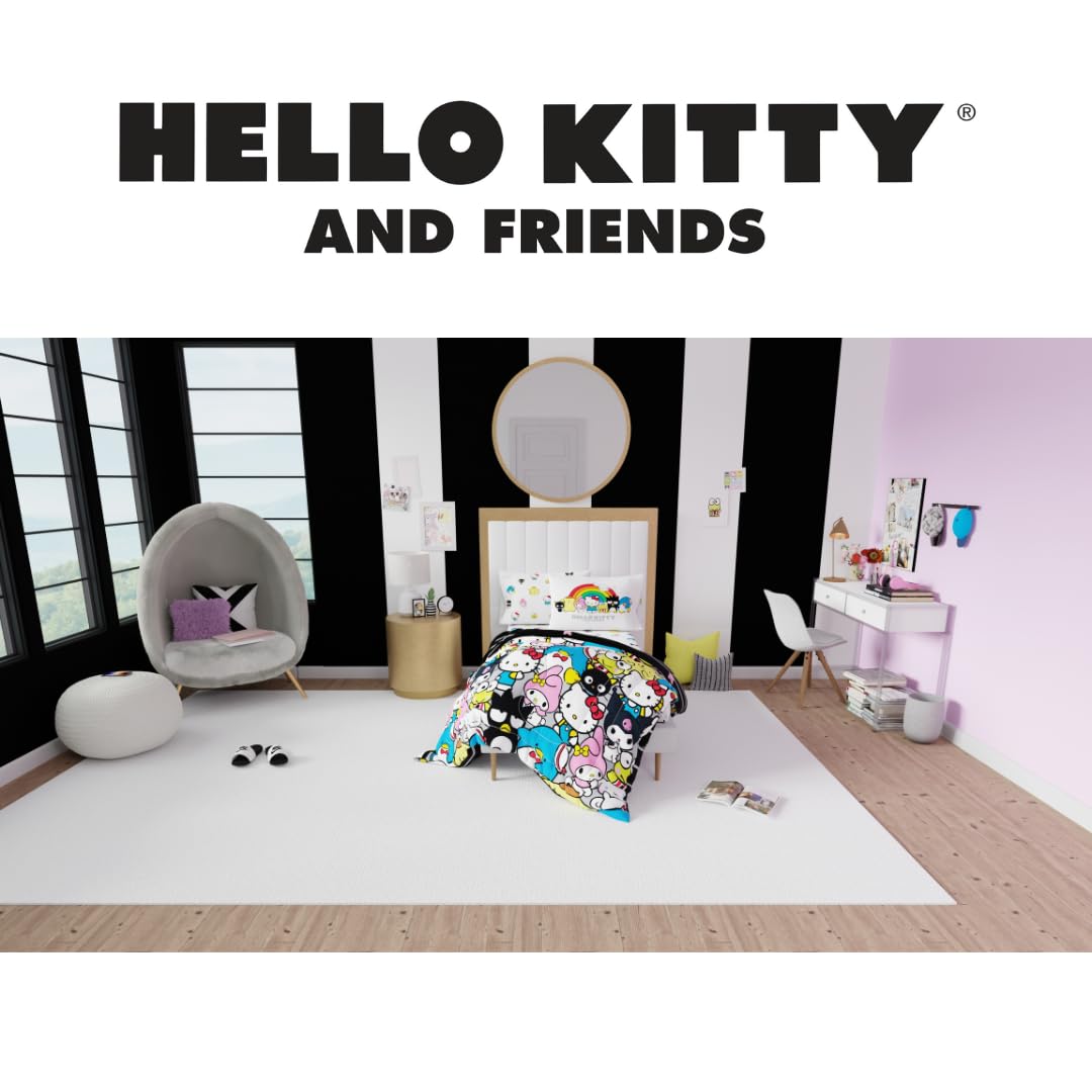 Franco Hello Kitty taie et housse décorative détail illustrant finition soignée