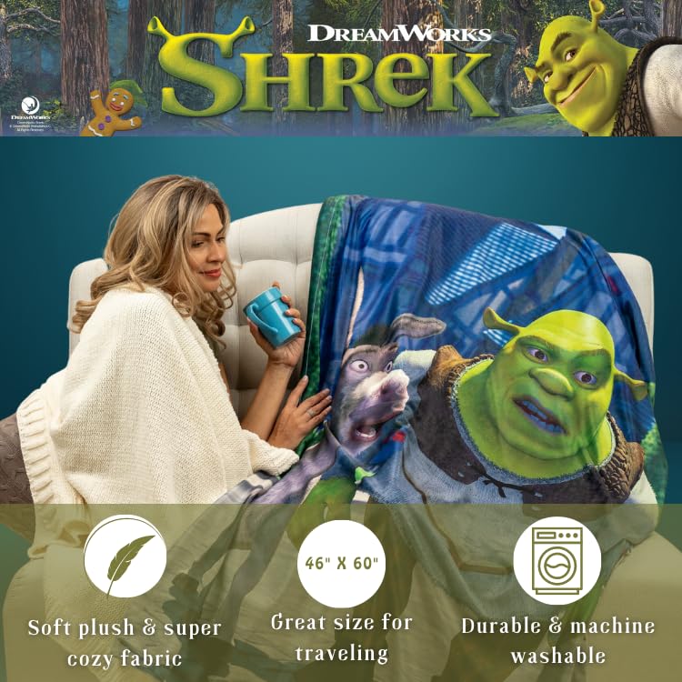 Franco Shrek comparaison d'échelle montrant dimensions 46 x 60 pouces