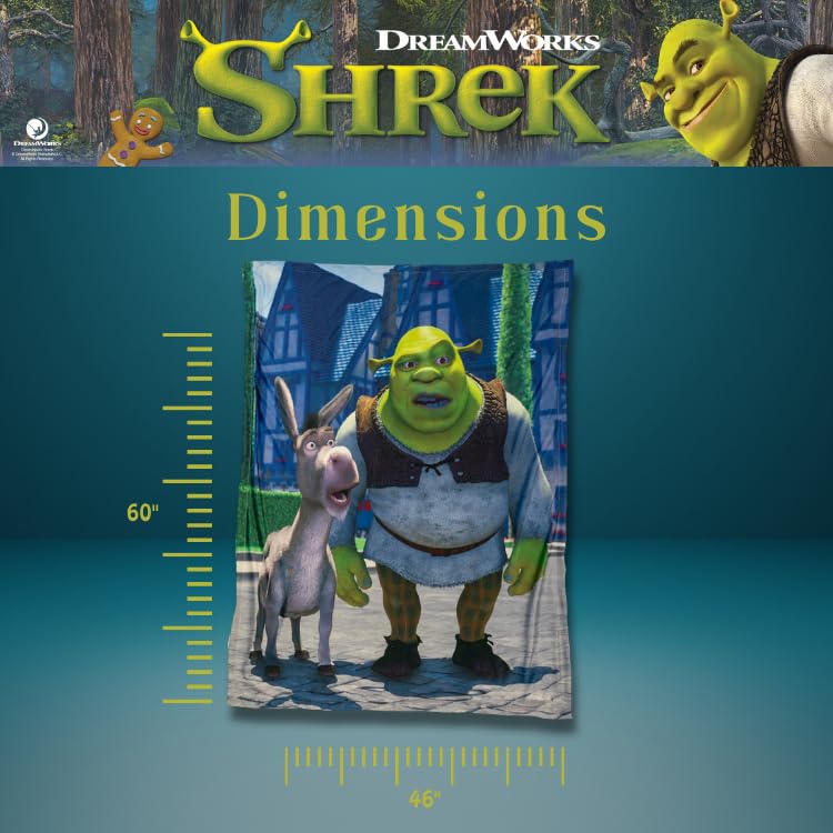 Franco Shrek étiquette officielle DreamWorks, authenticité garantie