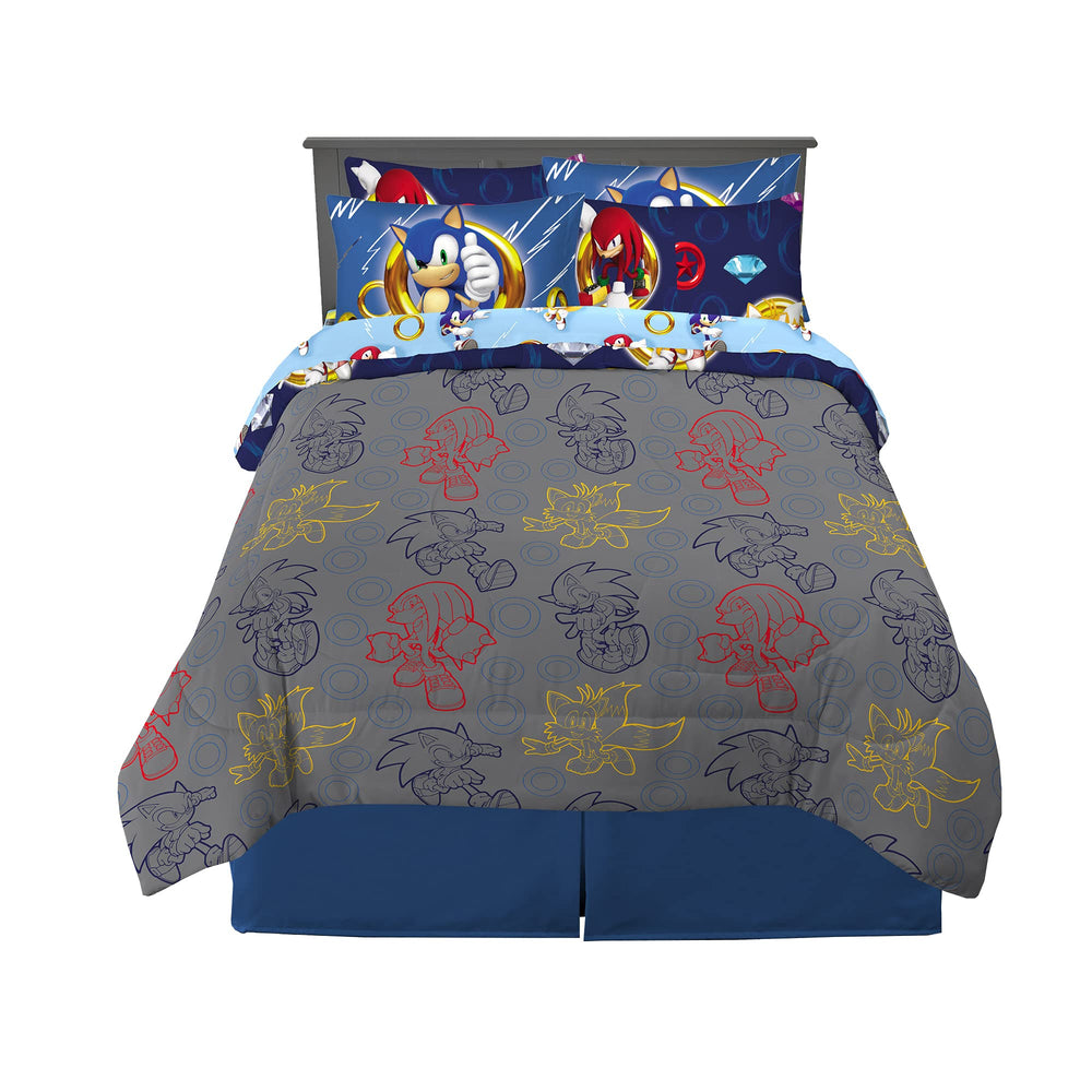 Franco Sonic couette réversible face silhouette grise, offre look plus calme