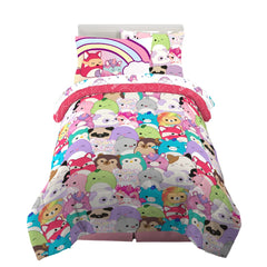 Franco Squishmallows face avant montrant motif et couleurs vives pour chambre enfant