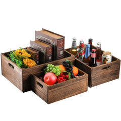 Frcctre trois caisses empilées occupent peu d'espace et organisent efficacement