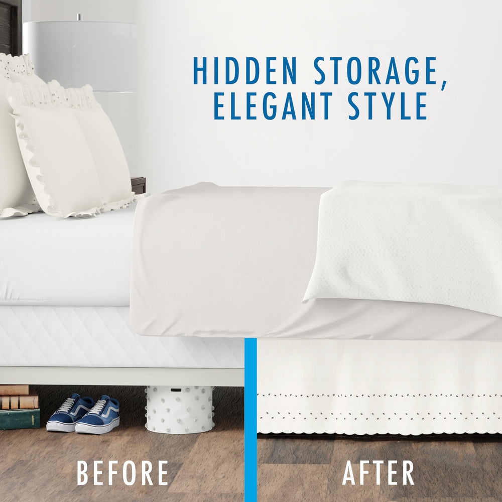 Fresh Ideas jupon installé en chambre, dissimule rangements efficacement