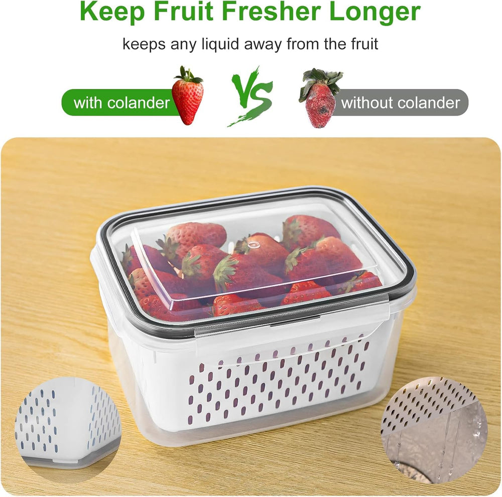 Freshmage ensemble de boîtes empilées pour rangement optimisé et organisation du réfrigérateur