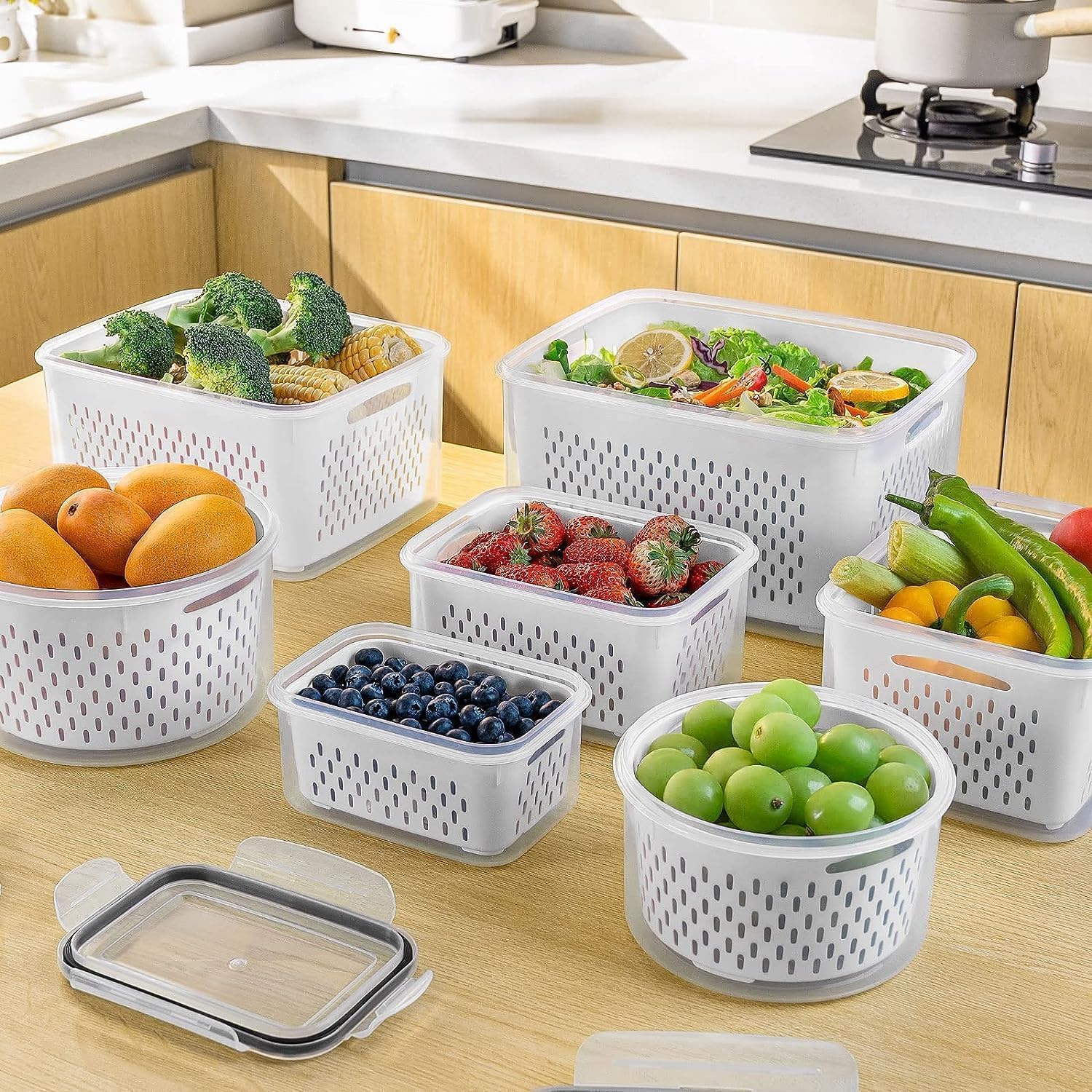 Freshmage scène de cuisine lifestyle montrant préparation rapide et gain de temps quotidien
