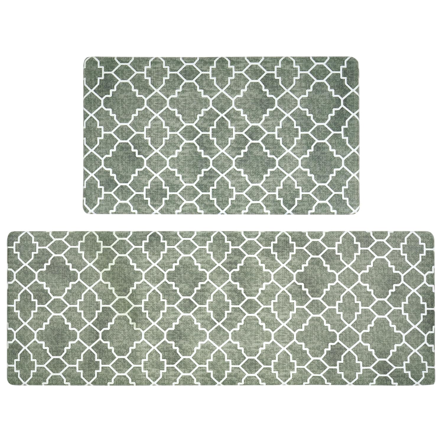 FRESHMINT tapis devant évier vert sauge montrant confort et style