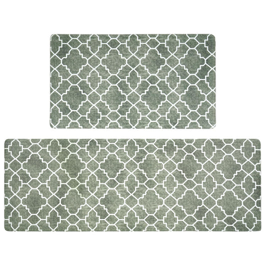 FRESHMINT tapis devant évier vert sauge montrant confort et style