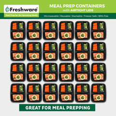 Freshware intérieur 3 compartiments organisation portions contrôlées