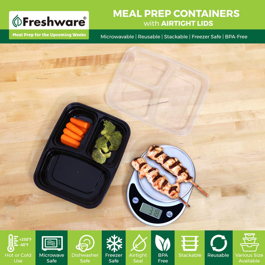 Freshware gros plan couvercle hermétique maintien fraîcheur pratique