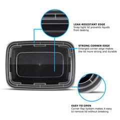 Freshware boîtes empilées optimisant rangement et transport sans encombre