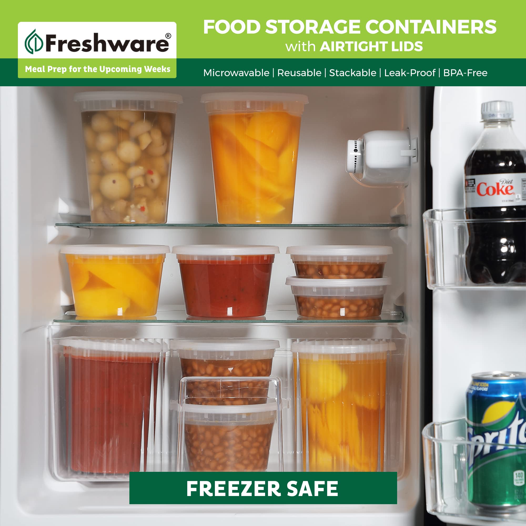 Freshware boîtes au lave-vaisselle démontrant nettoyage facile