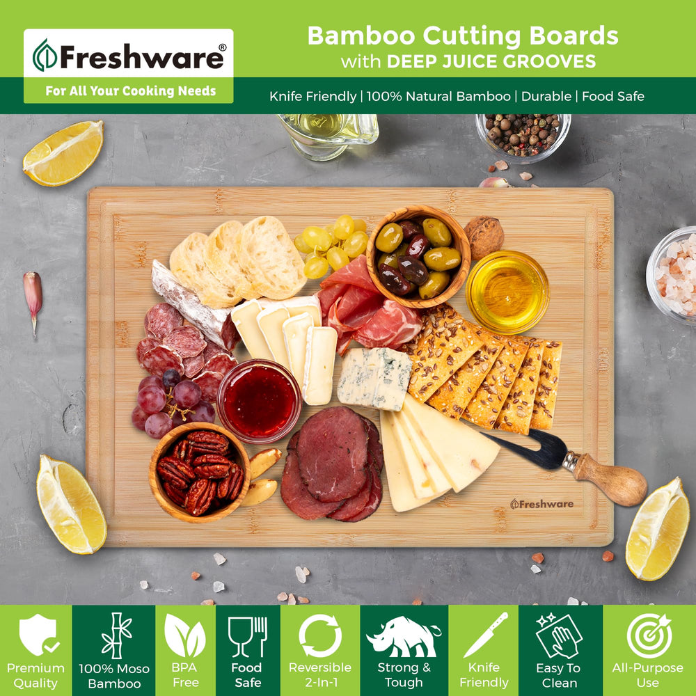 Freshware planche détail poignées intégrées pour transport sûr et pratique