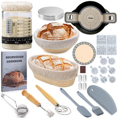 Friheten bocal 40oz montrant levain actif et ouverture large, facilite nourrissage
