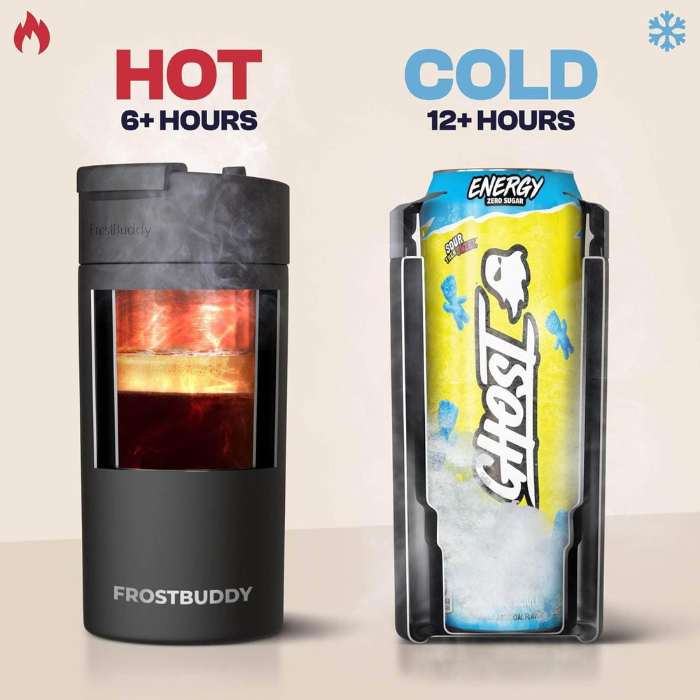 Frost Buddy avec couvercle optionnel montre transformation en gobelet étanche