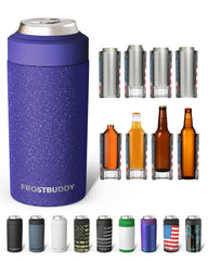 Frost Buddy face avant violet glitz montrant finition brillante et protection durable