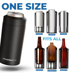 Frost Buddy gros plan acier inoxydable, résistance et isolation claires