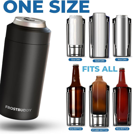 Frost Buddy gros plan acier inoxydable montrant durabilité