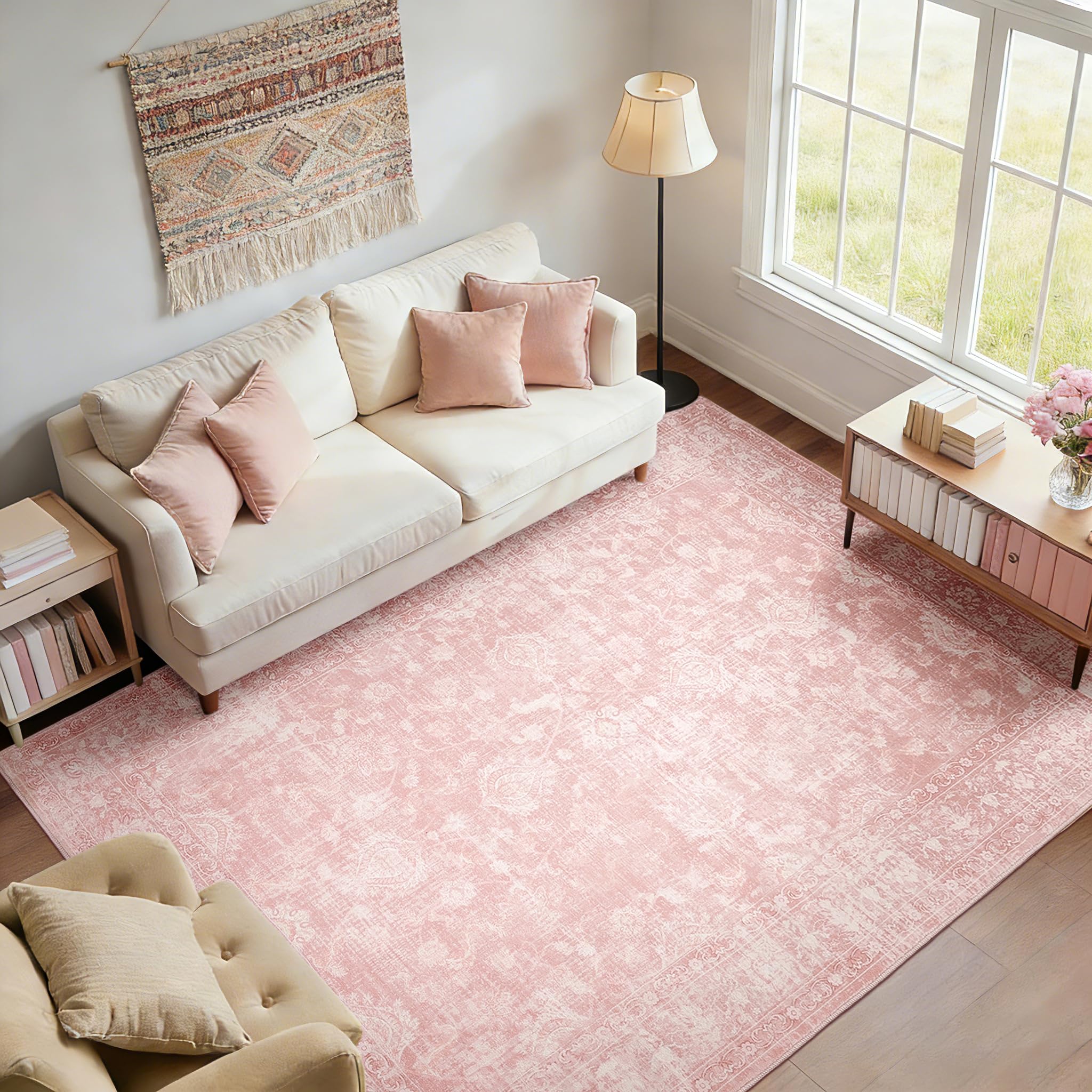 FROZZUR tapis face avant montrant motif boho et ambiance chaleureuse