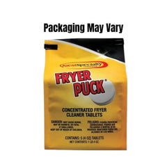 FRYER PUCK tablette gros plan avec texture solide et dissolution rapide