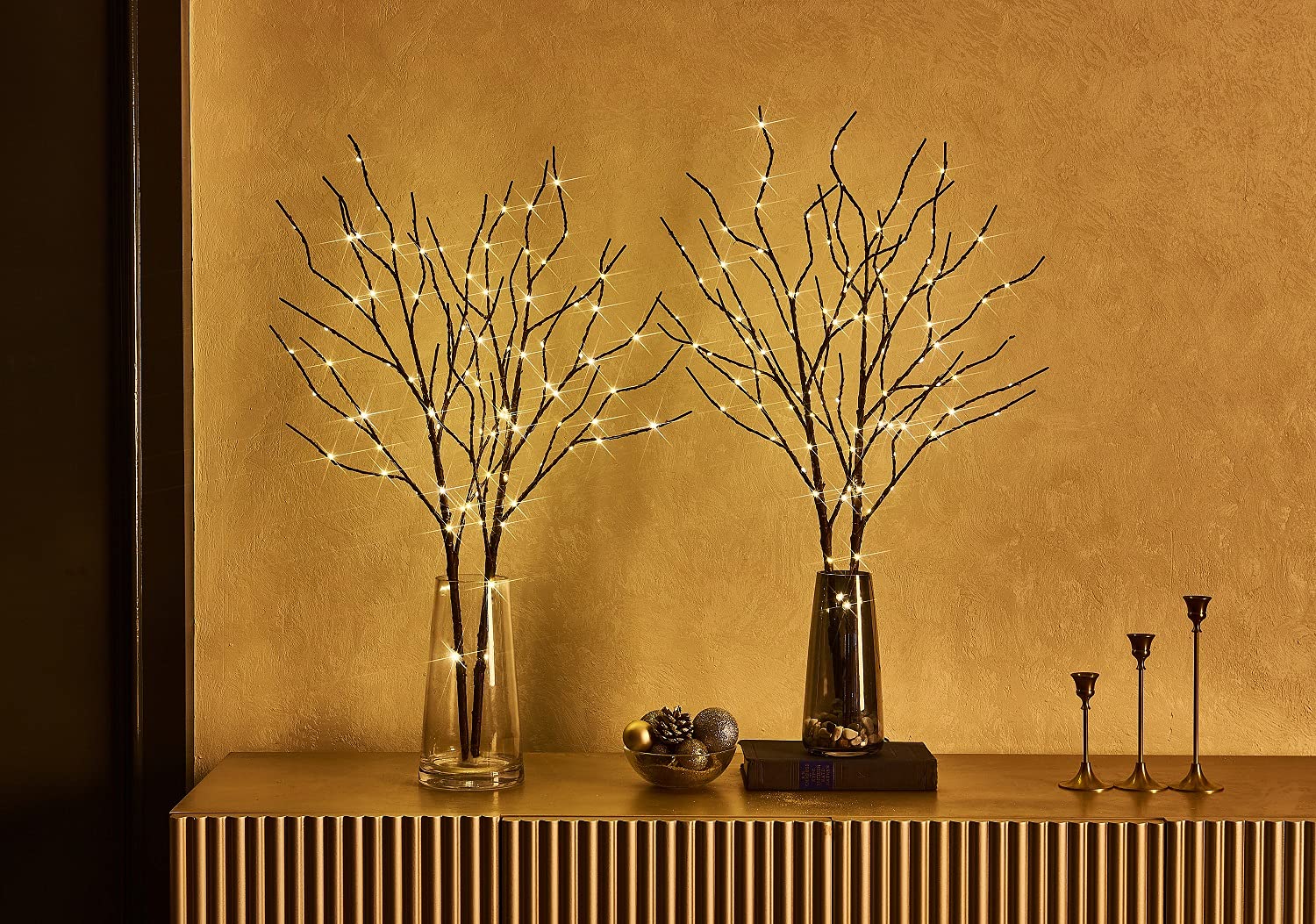Fudios branche lumineuse face avant montrant l'éclairage et le design