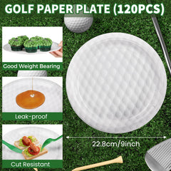 FULJOOY gros plan 3D texture balle de golf, rendu réaliste et décoratif