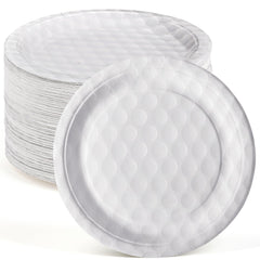 FULJOOY assiette face avant motif balle de golf, effet visuel attractif