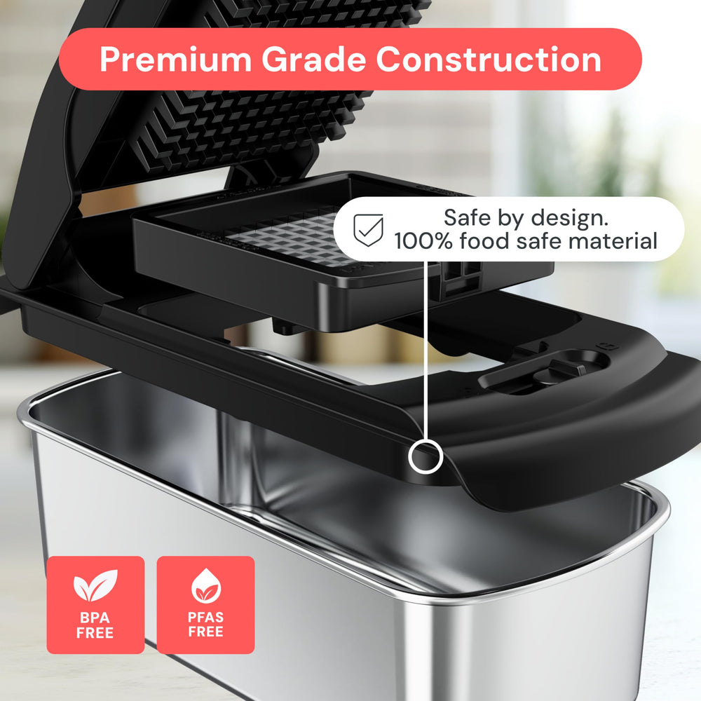 fullstar contenant 5 tasses illustrant la capacité familiale pratique