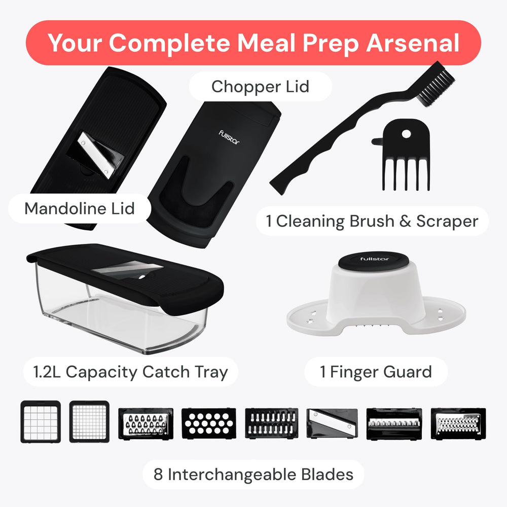 fullstar comparaison d'échelle montrant taille compacte dans cuisine