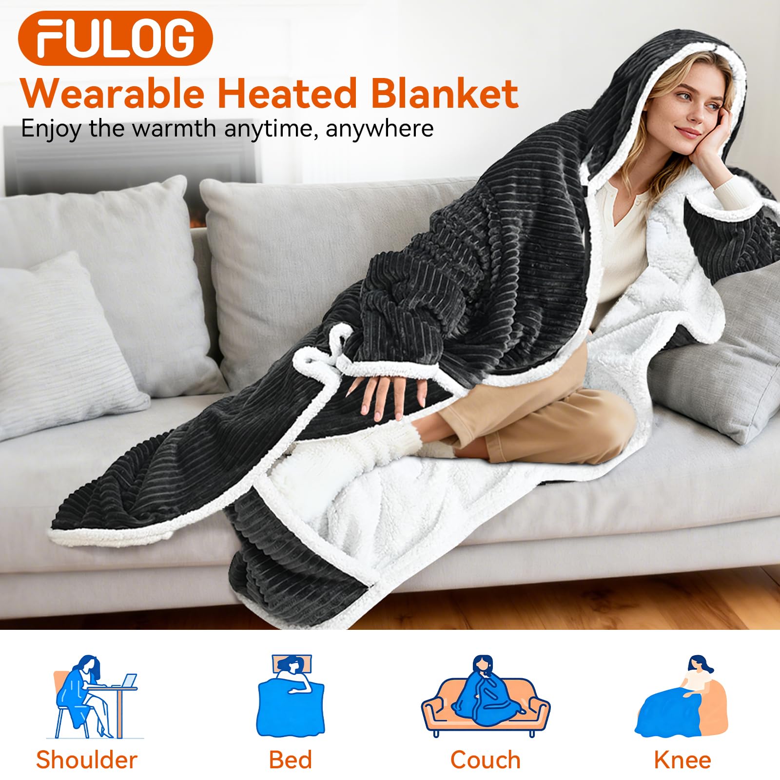 FULOG gros plan Sherpa intérieur montrant douceur et isolation thermique