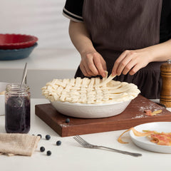 Fun Elements plat tarte en usage, cuisson uniforme pour tartes salées